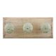 Sage Green Ceramic Flower Wooden Hooks 