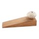 White Marble Ceramic Floral Door Stopper