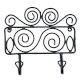 Rural Wrought lron Hook Coat Home OrganizerÂ 