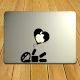 Playful Baloon Heart MacBook Decal