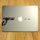 Imposing Gun Decal For MacBook