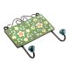 Forest Green And Yellow Tiny Flower Tiles Hooks