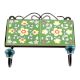 Forest Green And Yellow Tiny Floral Tiles Hooks 