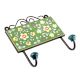 Forest Green And Yellow Tiny Floral Tiles Hooks 