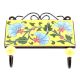 Yellow And Turquoise Leaf Floral Ceramic Tiles Hooks Online