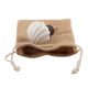 White Sea Shell Ceramic Wine Stopper 