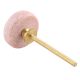Light Pink Stone Flat Dresser Knob Online
