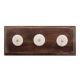 White Stone Flat Wooden Hooks Online