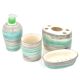 Ceramic Handpainted Bathroom Set of 4