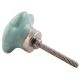 Sea Green Flower Ceramic Knob Online