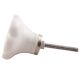 White Ceramic Flower Knobs