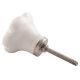 White Ceramic Flower Knobs