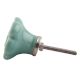 Sea Green Tiny Flower Ceramic Cabinet Knobs Online