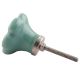 Sea Green Tiny Flower Ceramic Cabinet Knobs Online
