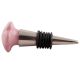 Pink Ceramic Flower Wine Stopper