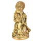 Brass Hanuman Seated On A Raised Platform