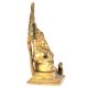 Brass Ganpati With Kirtimukha Top And Prabhavali