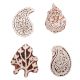 Set of 4 Piece New Mix Wooden Printing Block