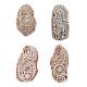 Set of 4 Piece New Mix Wooden Printing Block