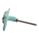 Sea Green Angel Iron Knobs