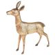 Brass Deer Figurine With Fine Engravings