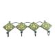 Forest Green And Yellow Tiny Flower Ceramic Tiles Hooks Online