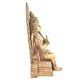 Brass Lord Hanuman on Throne Statue