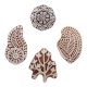 Set of 4 Piece New Mix Wooden Printing Block