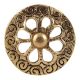 Golden Brass Round Cabinet Knobs Online
