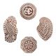 Set of 4 Piece New Mix Wooden Printing Blocks