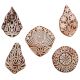Set of 5 Piece New Mix Wooden Printing Blocks