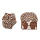 Set of 2 Piece New Mix Wooden Printing Blocks