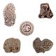 Set of 5 Piece New Mix Wooden Printing Blocks