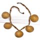 Tribal Brass Necklace With Brass Discs