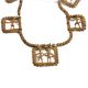 Tribal Figurine Pendent Necklace Brass Chain