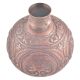 Vintage Copper Fish And Leaf Design Hookah Base