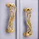 Brass Decorative Indian Peacock Door Handles(Set Of 2)