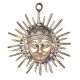 Brass  Sun Face Wall Hanging