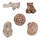 Set of 5 Piece New Mix Wooden Printing Blocks