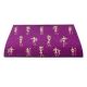 Handmade Purple Color Warli Painted Cotton Silk Clutch bag for Women