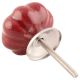 Cherry Golden Line Ceramic Melon Cabinet Knob