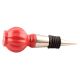 Solid Red Umbrella Ceramic Wine Stopper