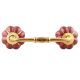 Cherry Golden Line Ceramic Melon Bridge Handle