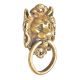 Brass Regal Lion Head Door Knocker