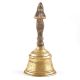 Old Brass Hand Carved Rare Hindu God Statue Hand Held  Bell