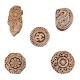 Set of 5 Piece New Mix Wooden Printing Blocks