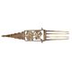 Bronze Indian Hair Fork Comb Hindu Statue