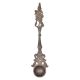 Vintage Brass Krishna Figurine Havan Spoon