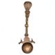 Shesh Nag Finial  Brass Puja Holy Water Spoon