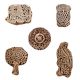 Set of 5 Piece New Mix Wooden Printing Blocks